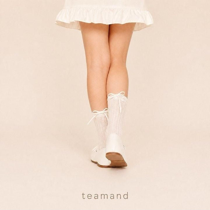 Lena Ribbon Socks Set [teamand]（2026AW） 2