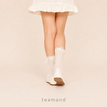 Lena Ribbon Socks Set [teamand]（2026AW） 2