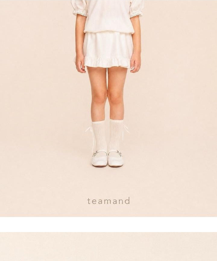 Lena Ribbon Socks Set [teamand]（2026AW） 13
