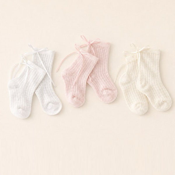 Lena Ribbon Socks Set [teamand]（2026AW） 1