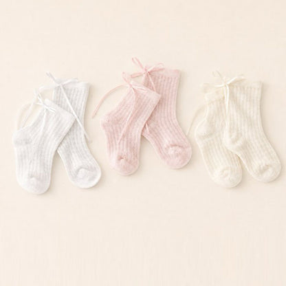 Lena Ribbon Socks Set [teamand]（2026AW） 1