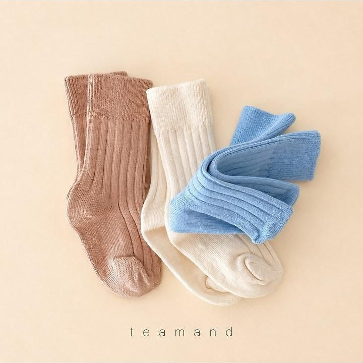 Ribbed Socks Cream Cheese Set [teamand]（2026AW） 7