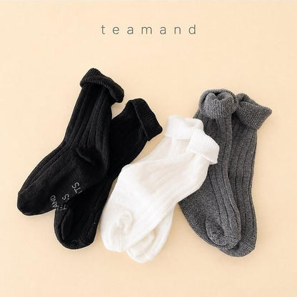 Ribbed Socks Plain Set [teamand]（2026AW） 8