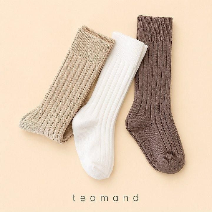 Basic Knee Socks Set [teamand]（2026AW） 2