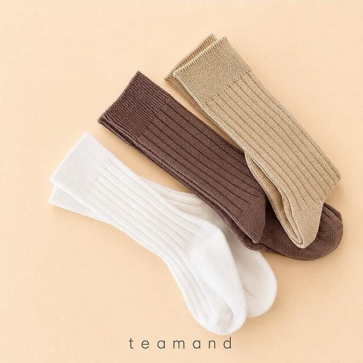 Basic Knee Socks Set [teamand]（2026AW） 6