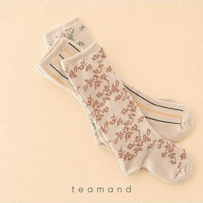 Garden Knee Socks [teamand]（2026AW） 3