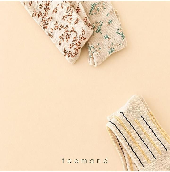 Garden Knee Socks [teamand]（2026AW） 4