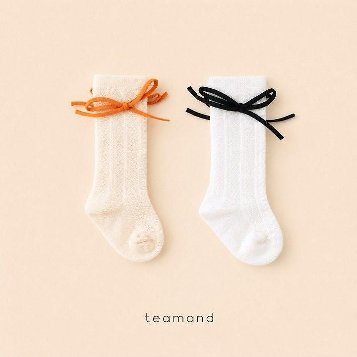 Ribbon Knee Socks [teamand]（2026AW） 2
