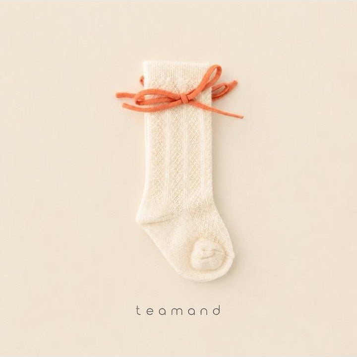 Ribbon Knee Socks [teamand]（2026AW） 4