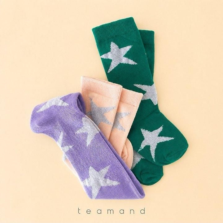 Star Knee Socks Set [teamand]（2026AW） 2