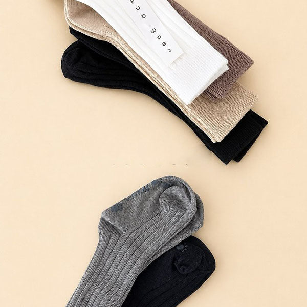 Plain Ribbed Knee Socks [teamand]（2026AW） 1