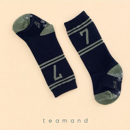 Number Knee Socks Set (Gray Black Set) [teamand]（2026AW） 4