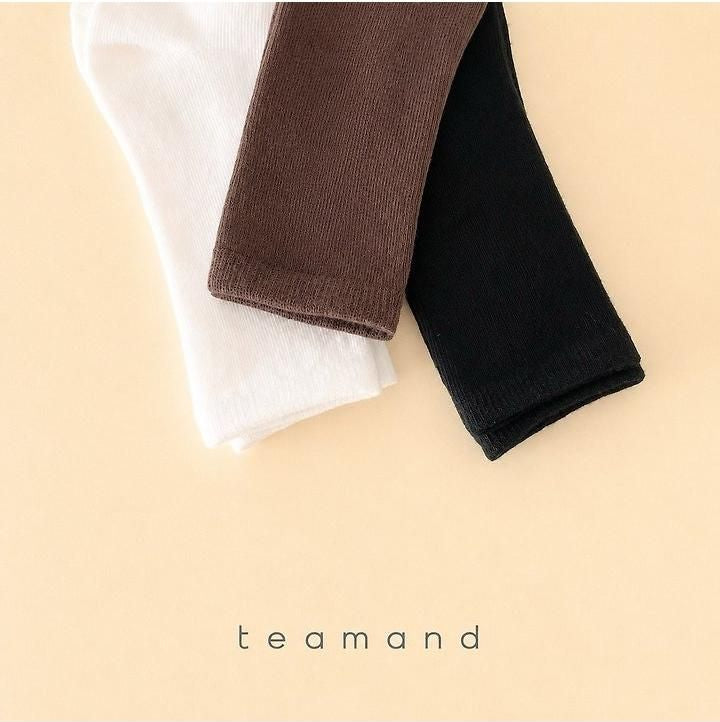 Plain Knee Socks Set [teamand]（2026AW） 3