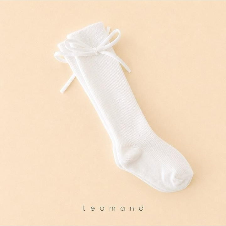 Bonbon Ribbon Knee Socks [teamand]（2026AW） 5