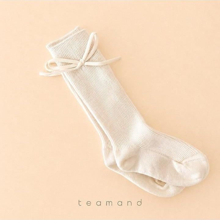 Bonbon Ribbon Knee Socks [teamand]（2026AW） 7