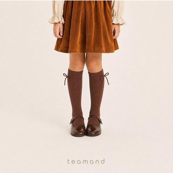Bonbon Ribbon Knee Socks [teamand]（2026AW） 12