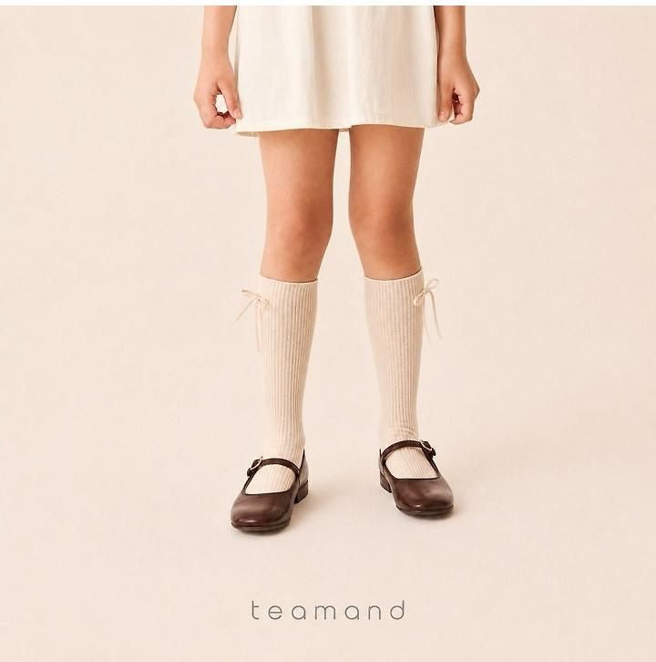 Bonbon Ribbon Knee Socks [teamand]（2026AW） 13