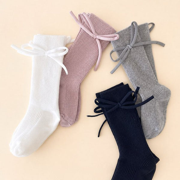 Bonbon Ribbon Knee Socks [teamand]（2026AW） 1
