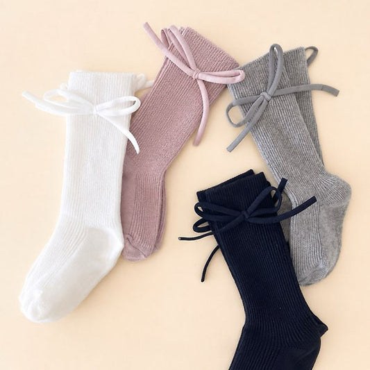 Bonbon Ribbon Knee Socks [teamand]（2026AW） 1