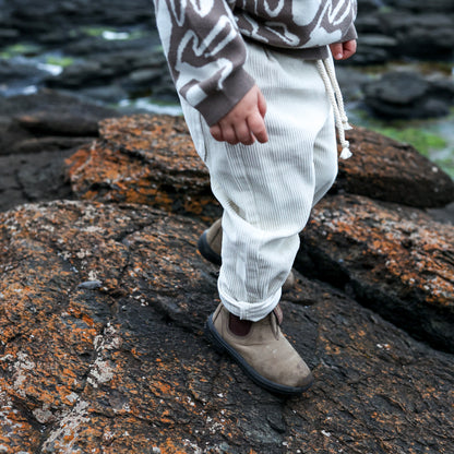Organic Cord Pant - Pebble [GROWN]