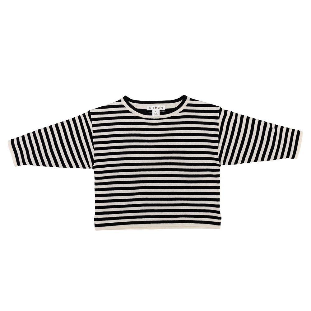 Organic Long Sleeve Top - Stripe [GROWN]