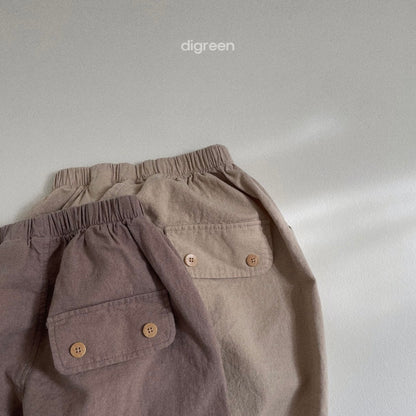 linen darong pants [digreen]