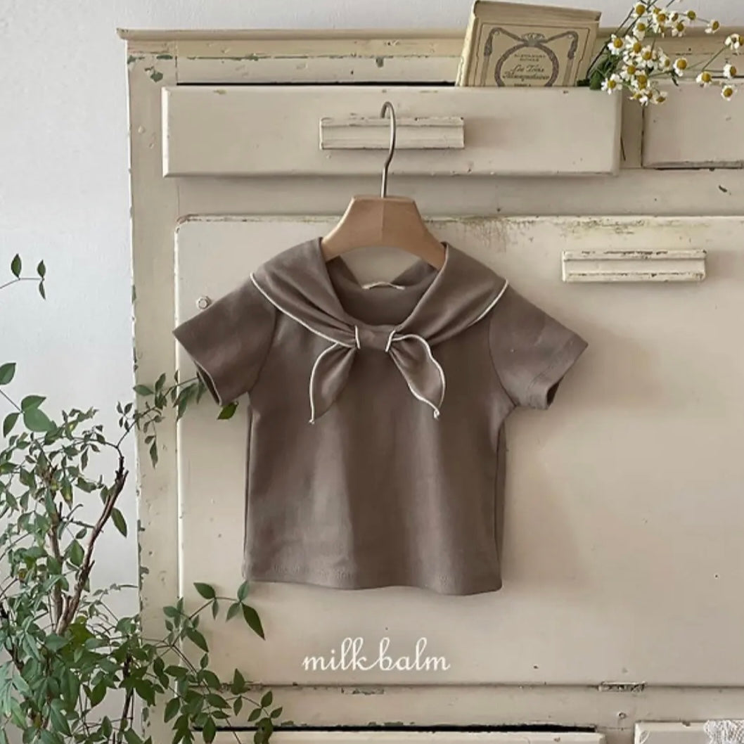 hazel tee / brown [milkbalm]
