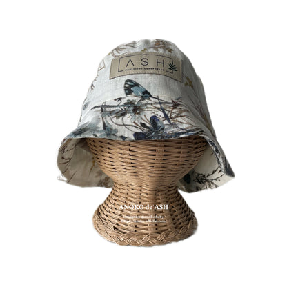 SUN HAT / meadow (no ear / straight) [ASH GENERATION]