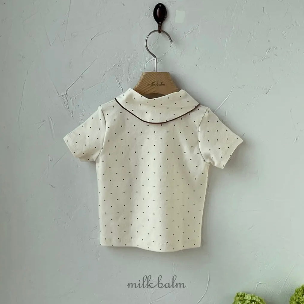 hazel tee / dot [milkbalm]