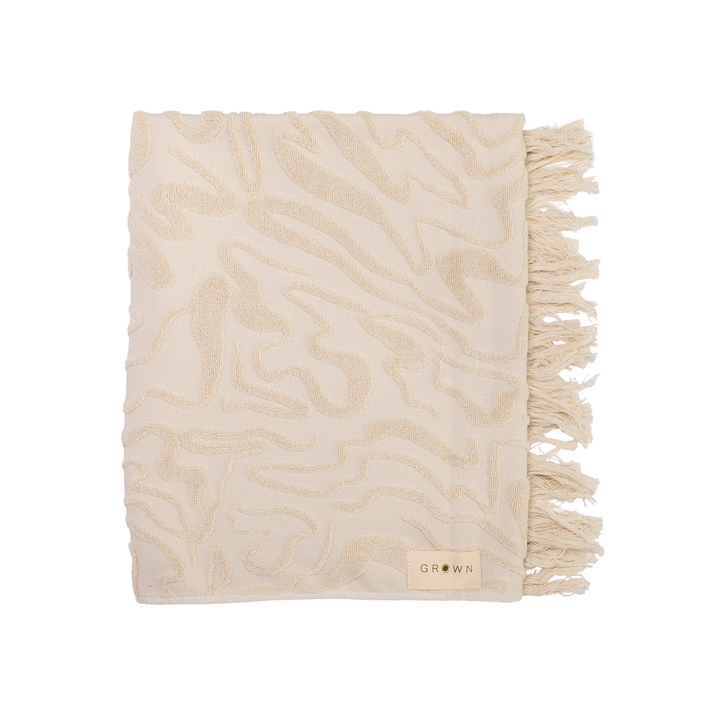 Ripple Kids Towel - Pebble [GROWN]