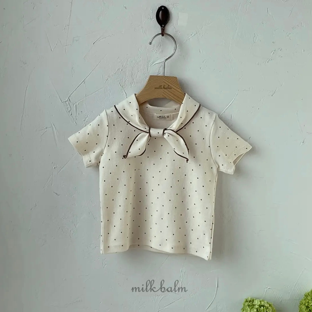 hazel tee / dot [milkbalm]