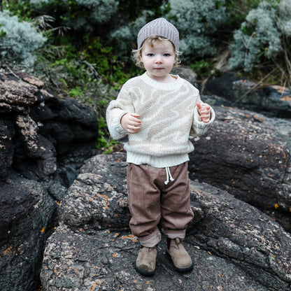 Organic Cord Pant - Mushroom [GROWN]