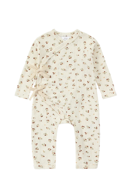 Baby Kimono Overall Suit - Hana [SUSUKOSHI] ()