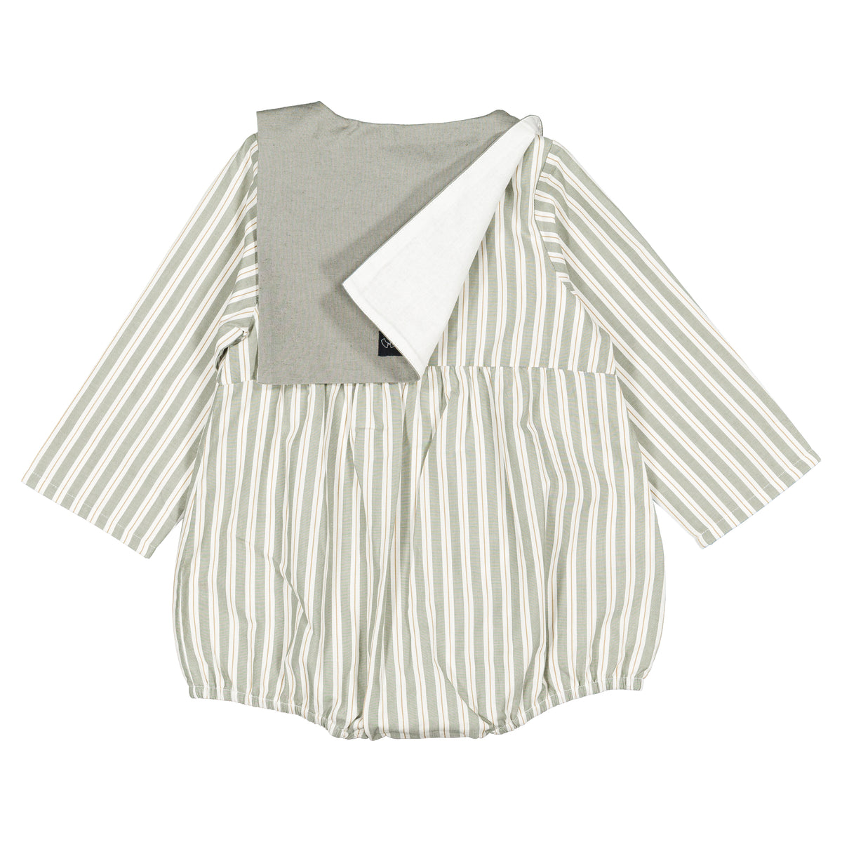 Romper BAC - sauge stripes [Maison Marelle](26FW)drop1 1