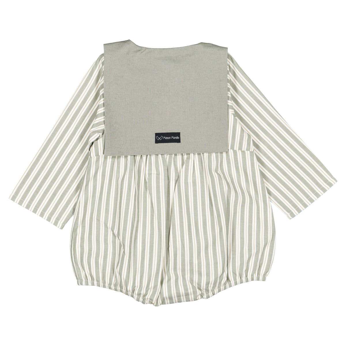 Romper BAC - sauge stripes [Maison Marelle](26FW)drop1 5