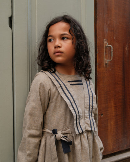 Dress BOETIE - heathered oatmeal [Maison Marelle](26FW)drop1 2