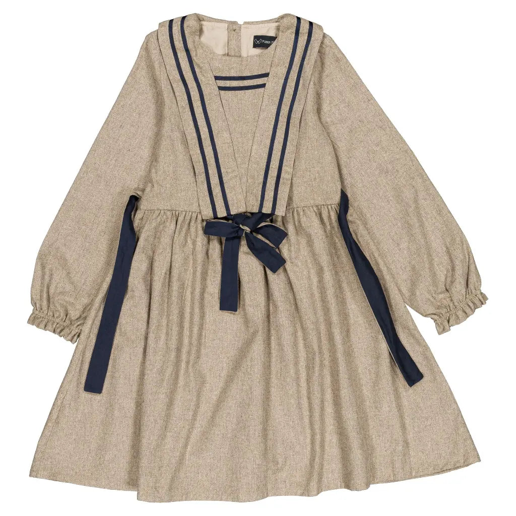 Dress BOETIE - heathered oatmeal [Maison Marelle](26FW)drop1 2