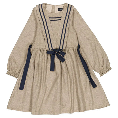 Dress BOETIE - heathered oatmeal [Maison Marelle](26FW)drop1 2
