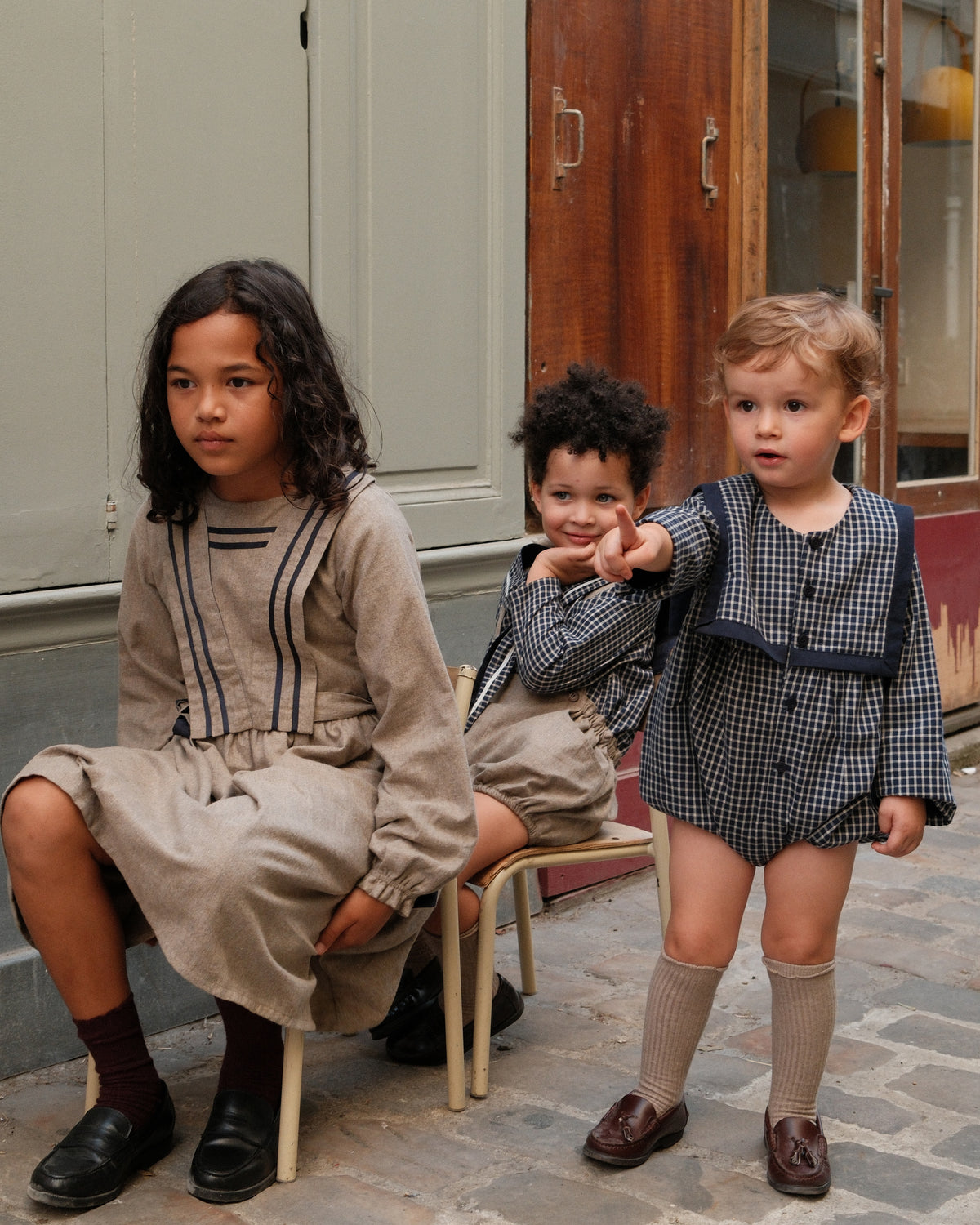 Dress BOETIE - heathered oatmeal [Maison Marelle](26FW)drop1 5