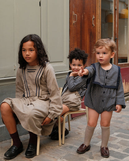 Dress BOETIE - heathered oatmeal [Maison Marelle](26FW)drop1 5