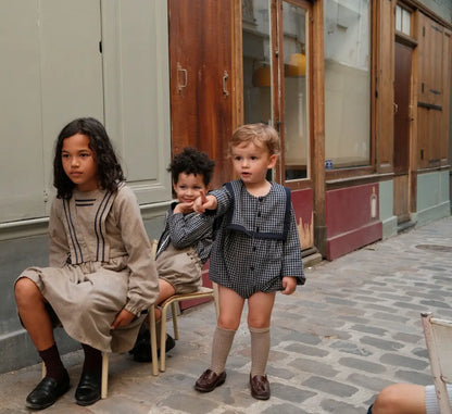 Dress BOETIE - heathered oatmeal [Maison Marelle](26FW)drop1 5