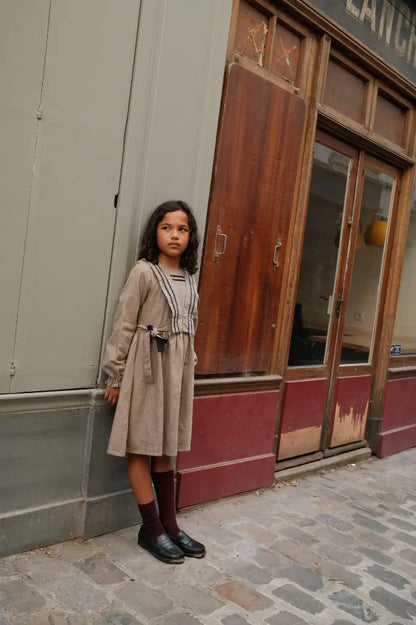 Dress BOETIE - heathered oatmeal [Maison Marelle](26FW)drop1 7