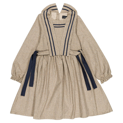 Dress BOETIE - heathered oatmeal [Maison Marelle](26FW)drop1 8