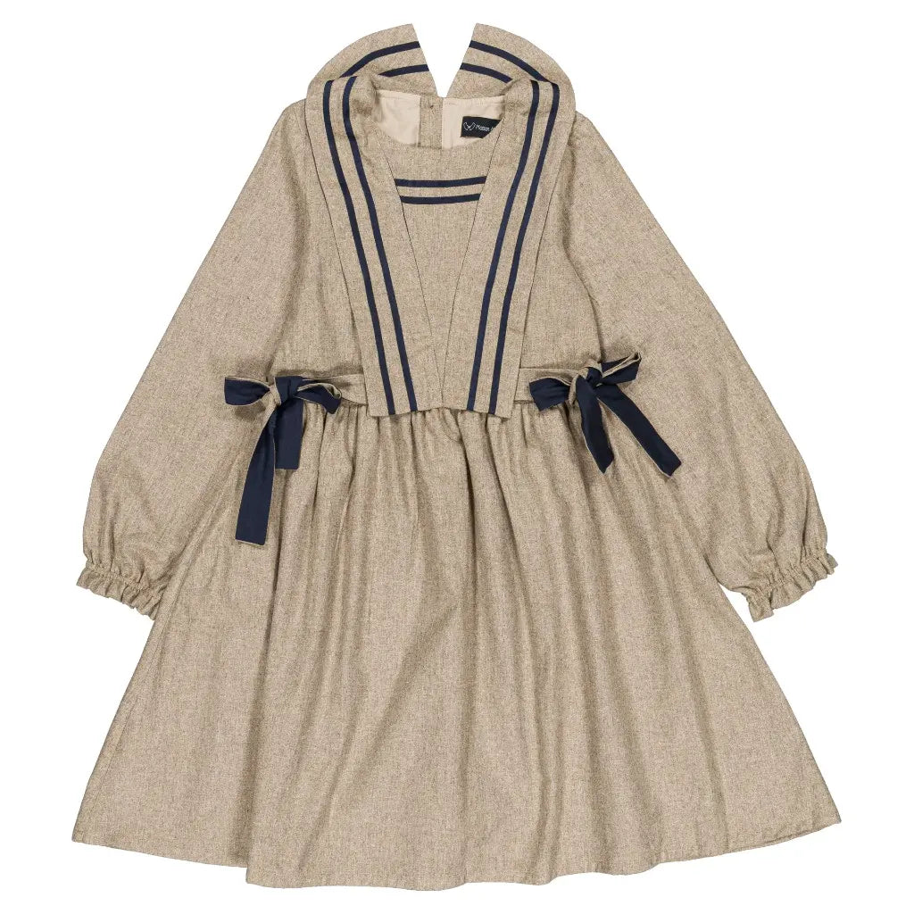Dress BOETIE - heathered oatmeal [Maison Marelle](26FW)drop1 8
