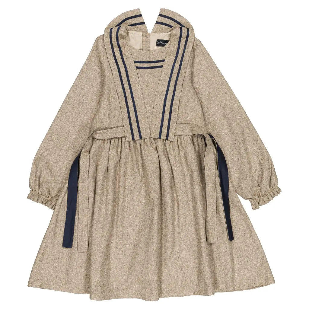 Dress BOETIE - heathered oatmeal [Maison Marelle](26FW)drop1 9