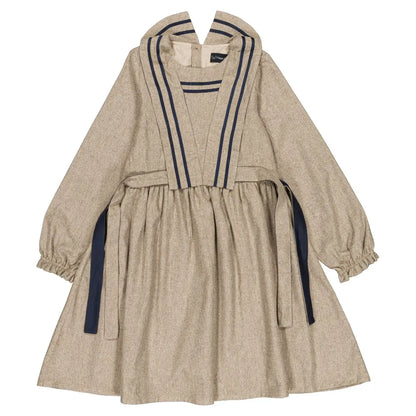 Dress BOETIE - heathered oatmeal [Maison Marelle](26FW)drop1 9