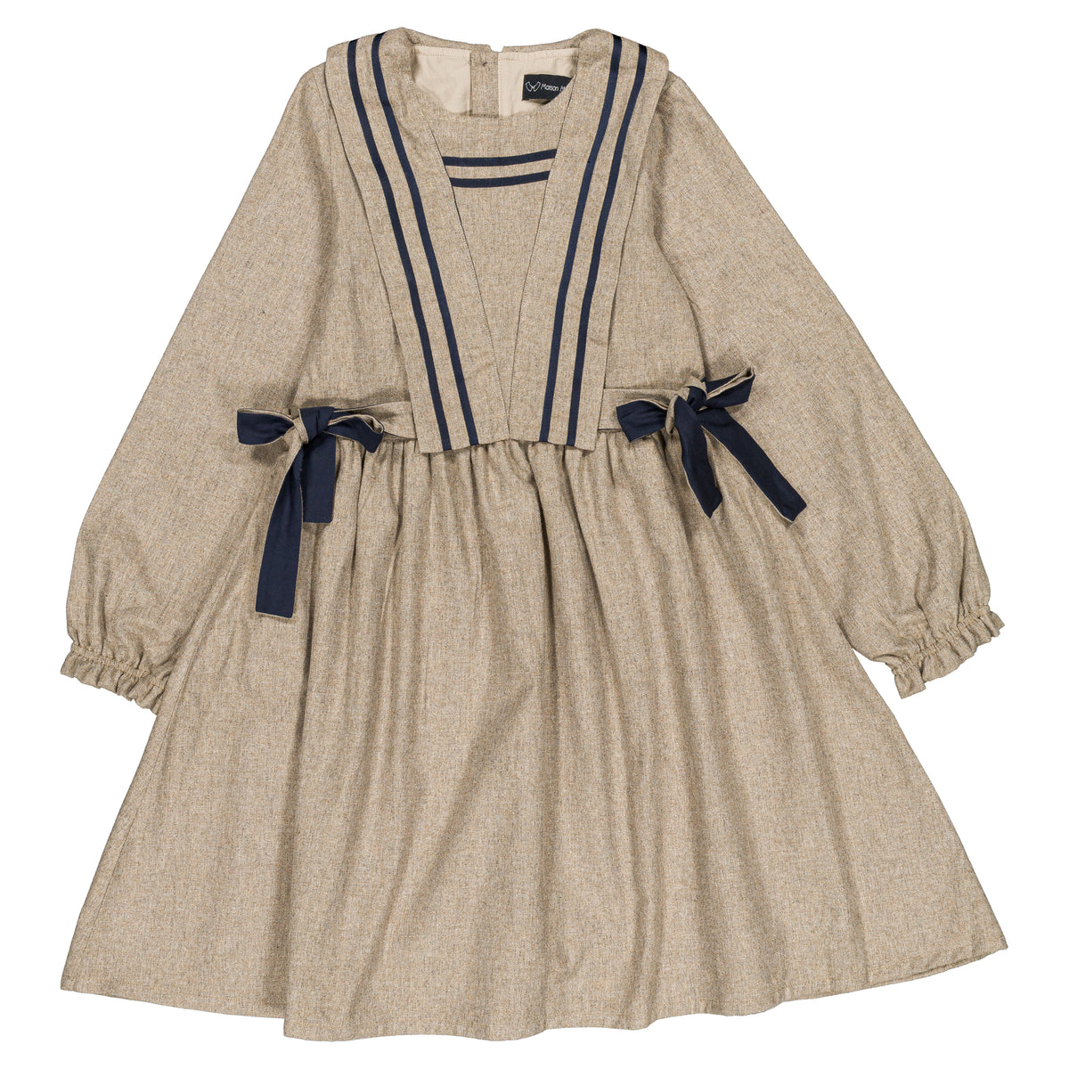 Dress BOETIE - heathered oatmeal [Maison Marelle](26FW)drop1 10