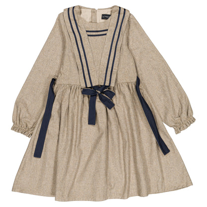 Dress BOETIE - heathered oatmeal [Maison Marelle](26FW)drop1 11
