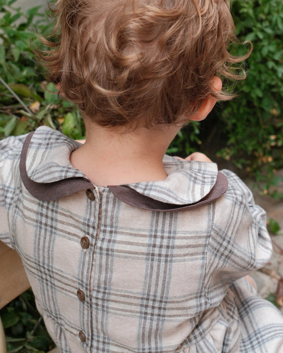Romper CADET - beige tartan [Maison Marelle](26FW)drop1 5