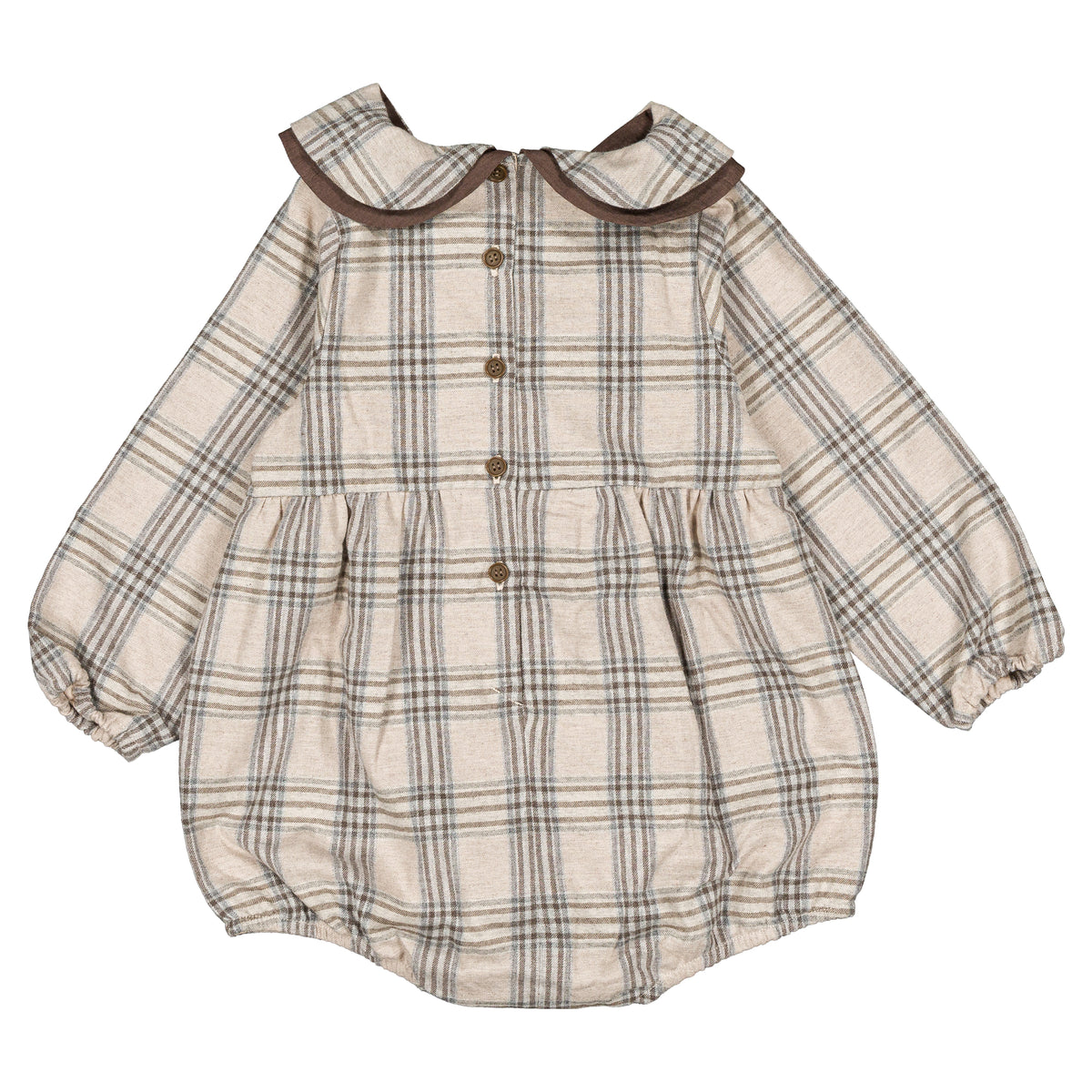 Romper CADET - beige tartan [Maison Marelle](26FW)drop1 15